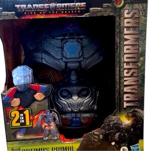 Hasbro Optimus Primal Mask Transformers Rise Beasts 2in1 Sealed Roleplay Toy